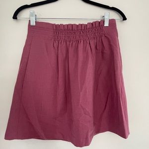 Berry mini J.Crew wool skirt